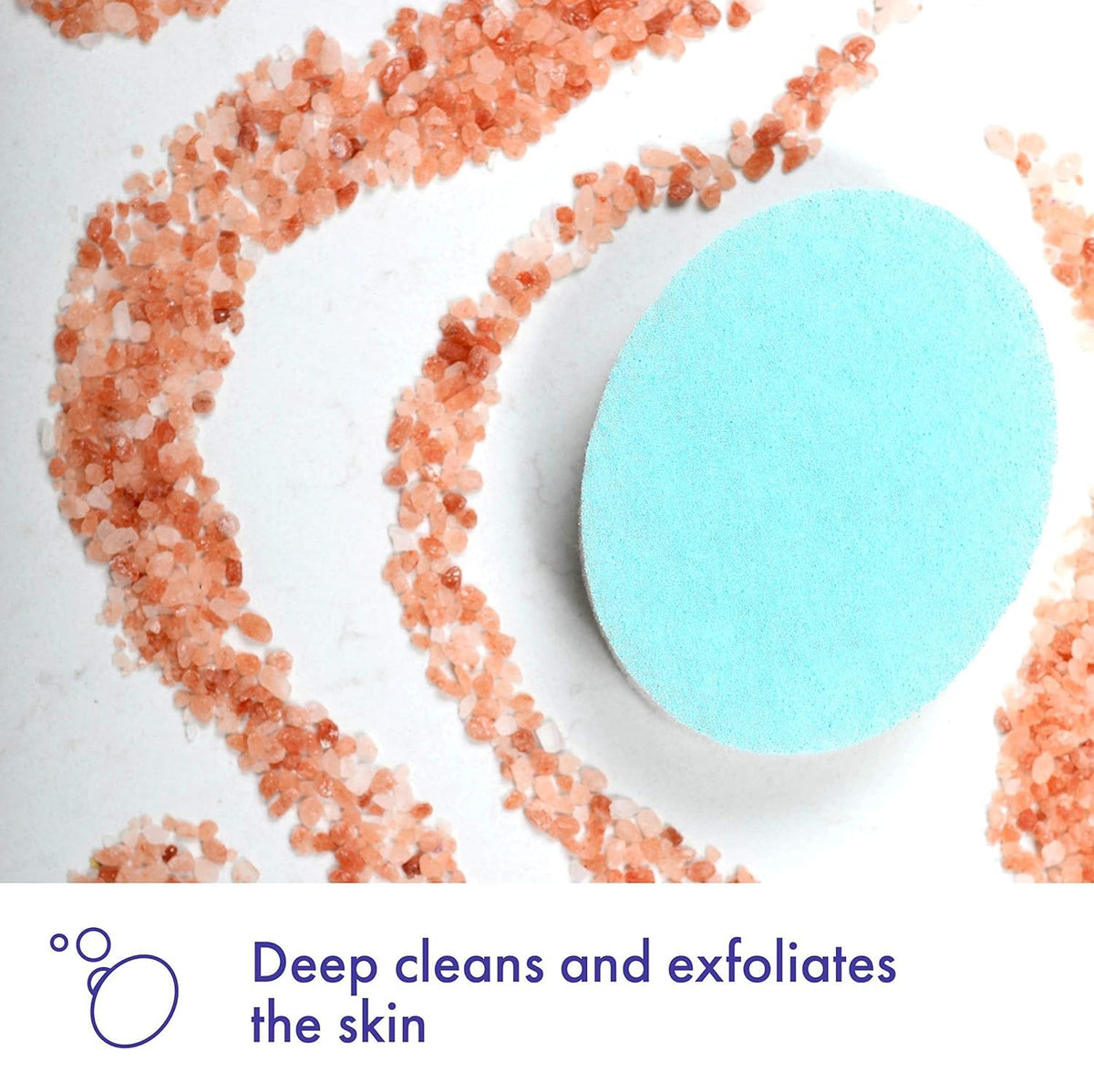 Buf-Puf sponge suitable for dry skin care and gentle exfoliation.