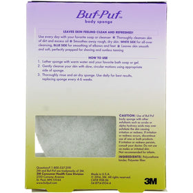 Buf-Puf reusable design supports sustainable bath routines.