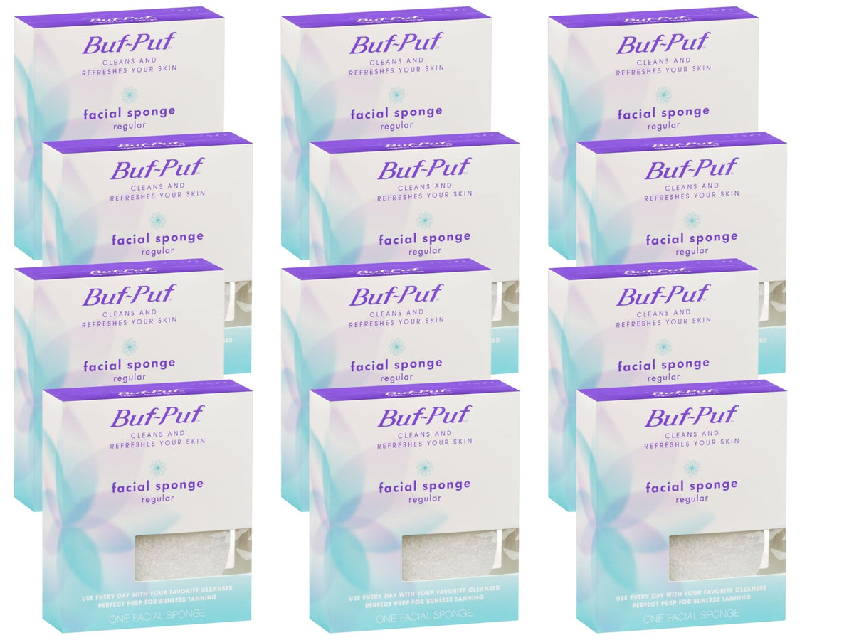 Buf-Puf dirt-removal focus sponge helps promote a cleaner complexion.