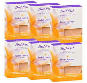 Buf-Puf reusable facial sponge for daily gentle cleansing and exfoliation.