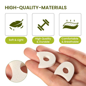 Bukihome toe spacers reduce friction for daily wear.