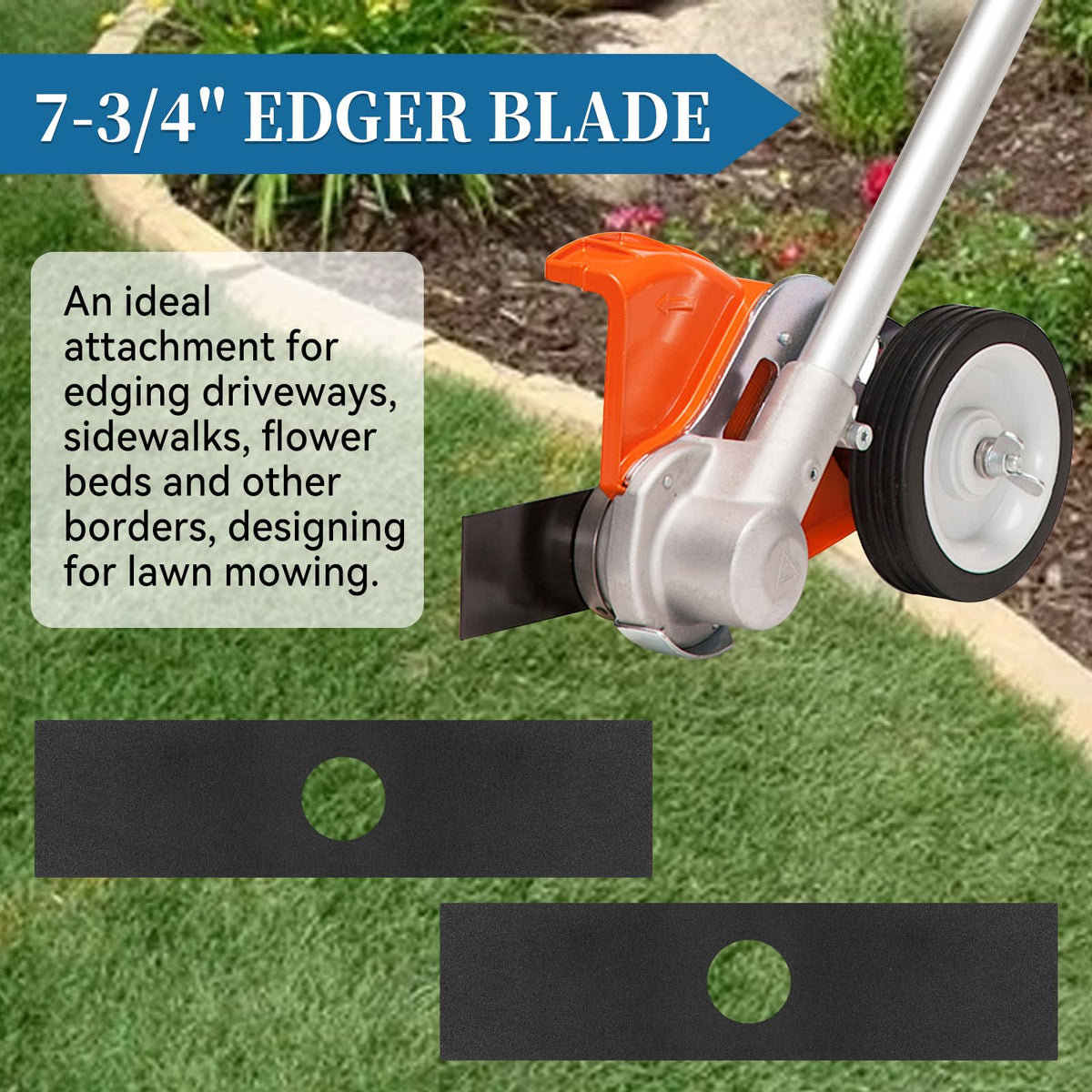 Bularie two-blade pack included for replacement and backup