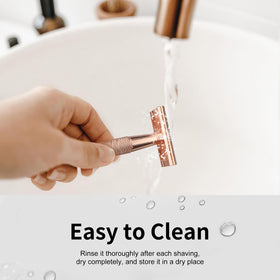 BULIMICA travel-friendly razor fits compactly in bags for on-the-go grooming.