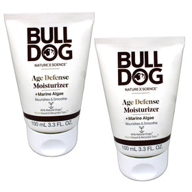 Bulldog Age Defense Moisturizer 2-pack front view for daily hydration.