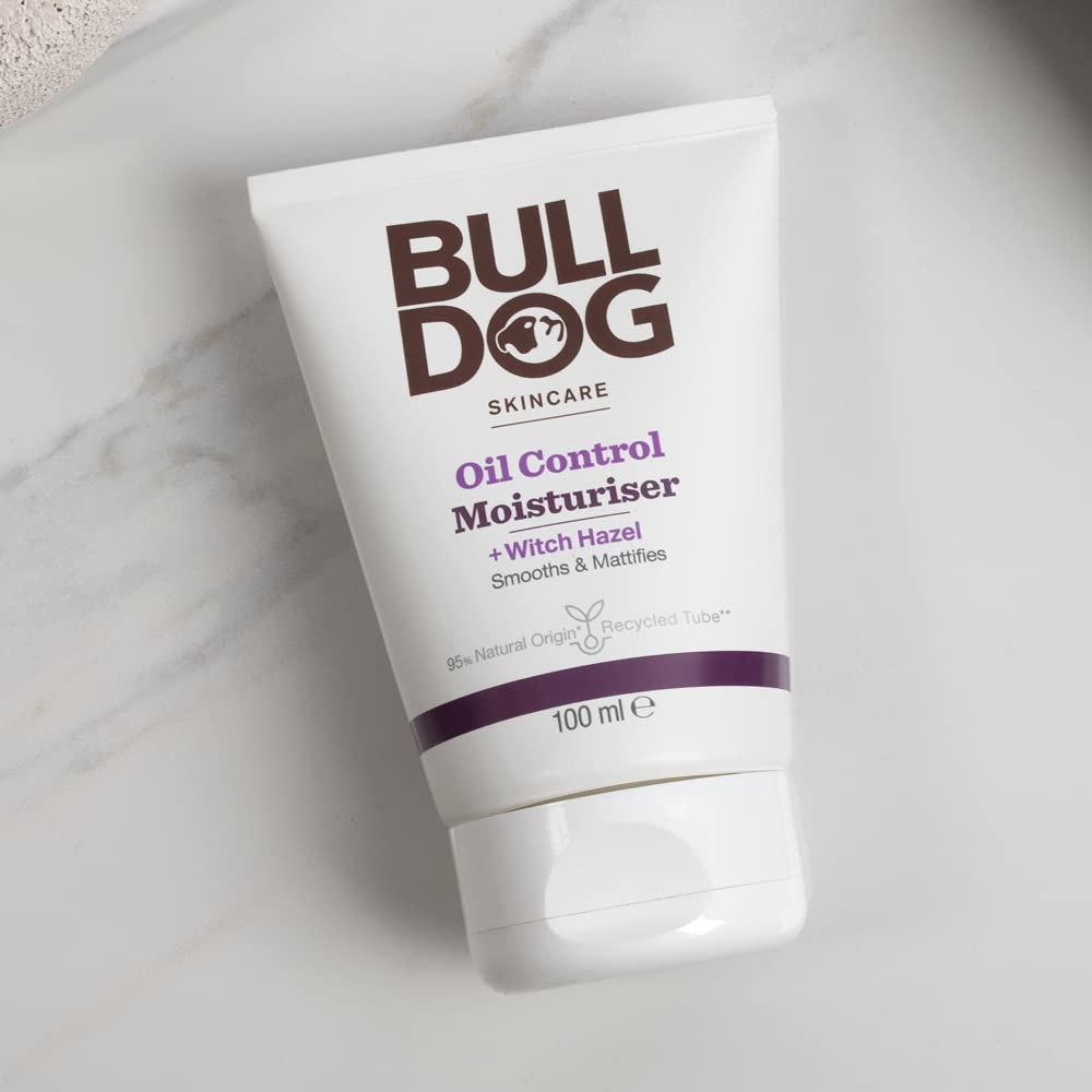 Bulldog Moisturizer on skin delivers balanced shine and soft texture.
