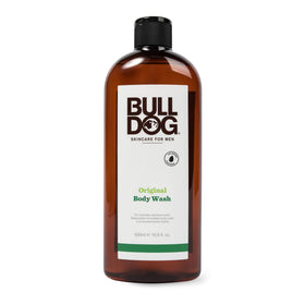 Bulldog Original bottle front with citrus aroma for daily cleansing.