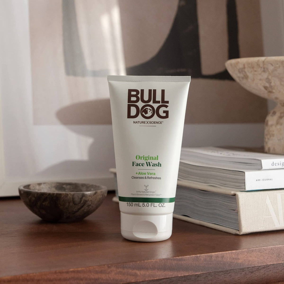 Bulldog Original Face Wash foaming action enables quick cleansing