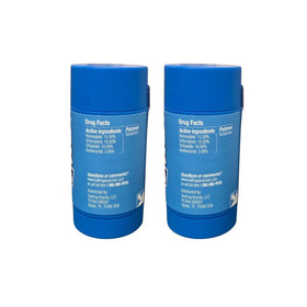 Bullfrog Quik Stick sunscreen texture on skin provides clear, fast-drying coverage.