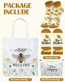 Bulyoou Bee socks pattern adds color and comfort