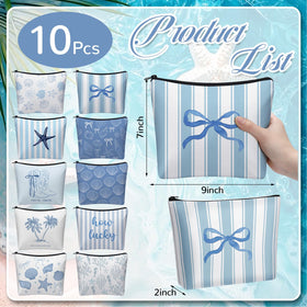Bulyoou ocean shell design makeup bag ideal for cosmetics and toiletries