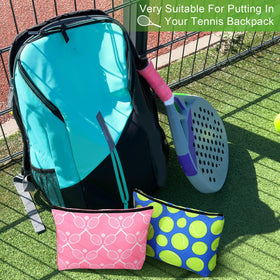 Bulyoou tennis makeup bags gift set ideal for parties and teammates.