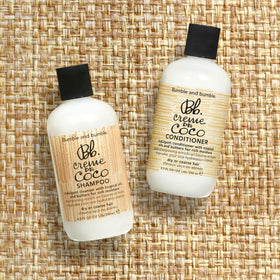 Shampoo enriched with kukui nut and murumuru butter nourishes hair fibers.