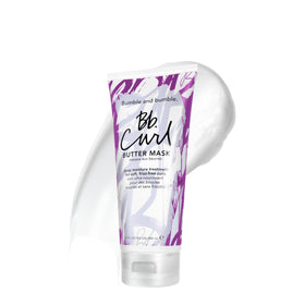 Bumble and bumble Curl Butter Hair Mask bottle shown, ultra-moisturizing care for curls.