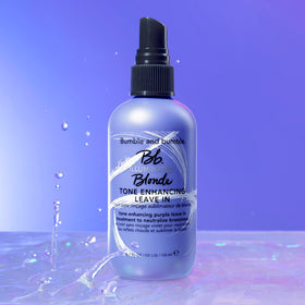 Bumble and bumble Illuminated Blonde preserves blonde hues with color-safe formula.