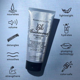 Bumble and bumble packaging box with label highlights eco-friendly imagery.
