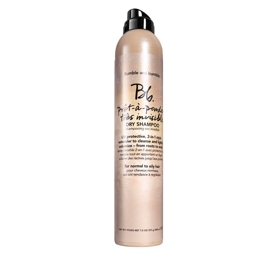 Bumble and bumble Pret-à-Powder bottle absorbs oil for a light refresh