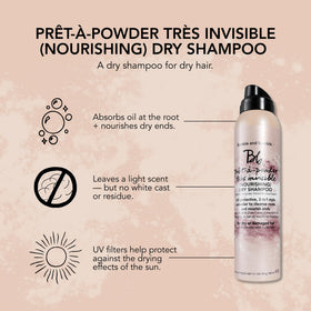Pret-a-powder nourishes dry ends for smoother strands.