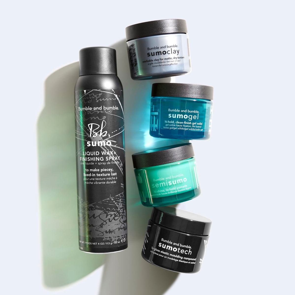 All hair types benefit from texture and light hold with Sumo Liquid Wax.