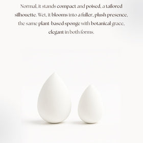 Bumfuzz Pearl Beauty Sponge made from plant-based, dye-free materials.