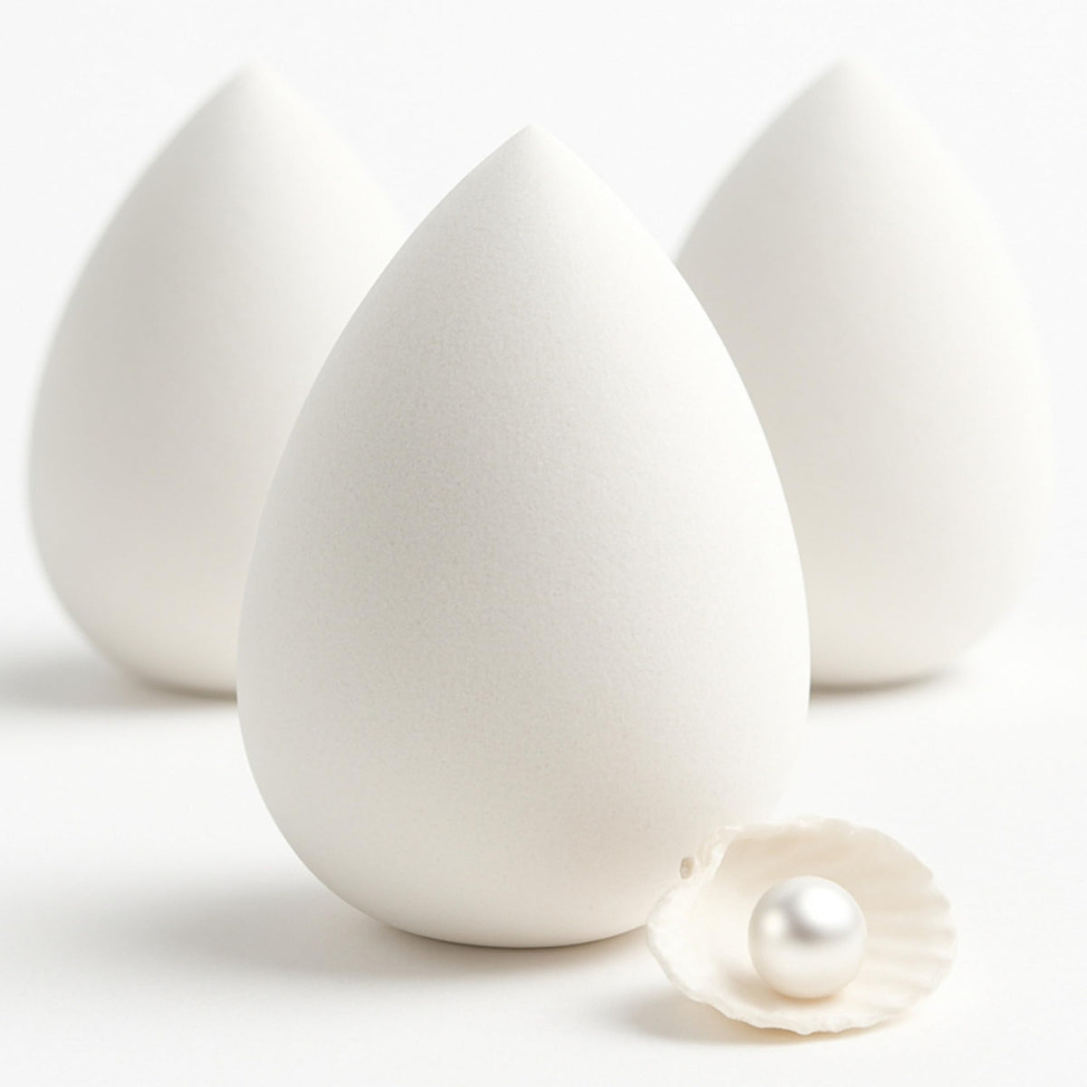 Bumfuzz Pearl Beauty Sponge for smooth-application and even coverage.