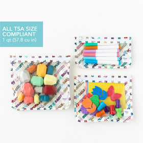 Bumkins travel bag small clear-sided pouch perfect for purse or diaper bag