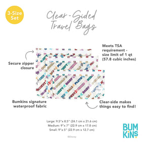 Bumkins travel bag TSA-approved design for easy security screening