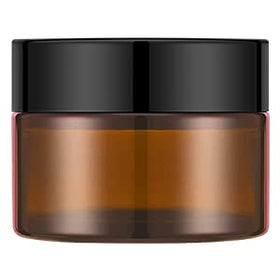 Bumobum amber glass jar pack with elegant cream jars.