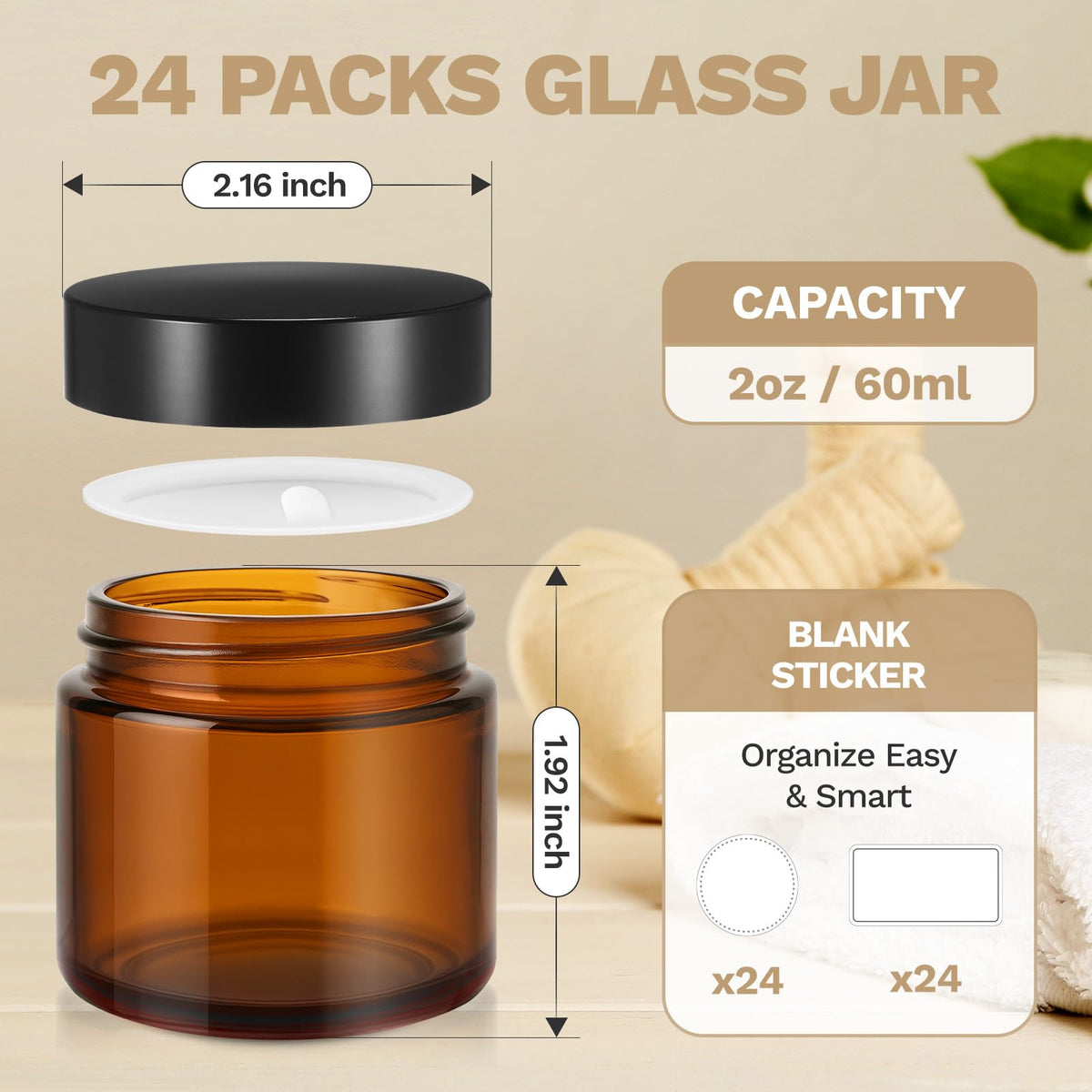 Bumobum durable thick-walled jar designed to resist cracking