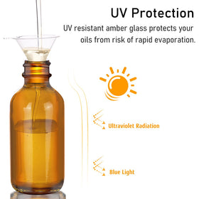 Bumobum bottle with measured dropper for controlled essential oil application