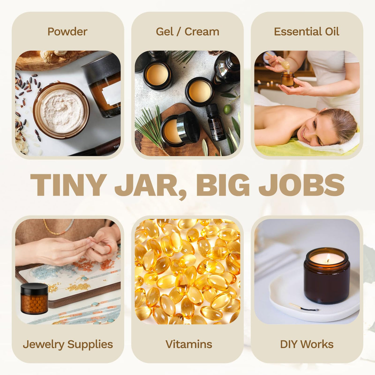 Bumobum UV tinted amber jar preserves sensitive ingredients and scents