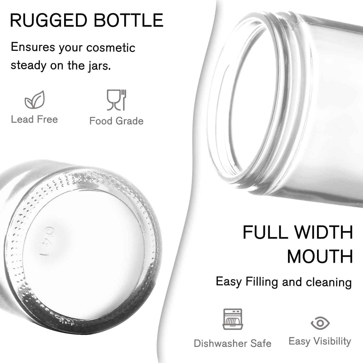 Bumobum white lid and inner liner providing airtight seal for creams
