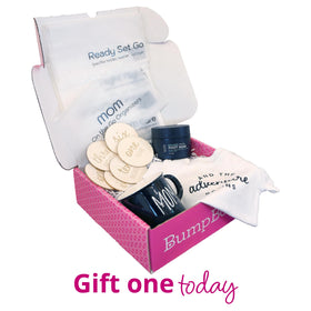 Bump Boxes Glow Organics foot soak Balance for relaxing foot care.