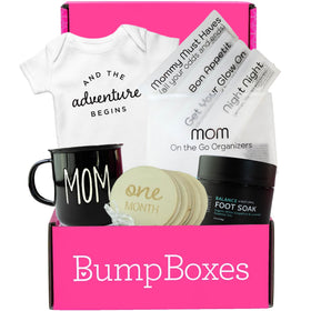 Bump Boxes milestone disc for capturing monthly baby moments and memories.