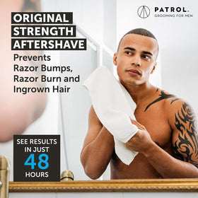 Bump Patrol Beards and coarse hair areas treated for smoother growth.