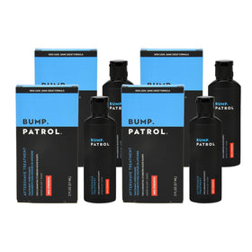 Bump Patrol maximum-strength serum bottle shown for fast bump relief and ingrown hair care.