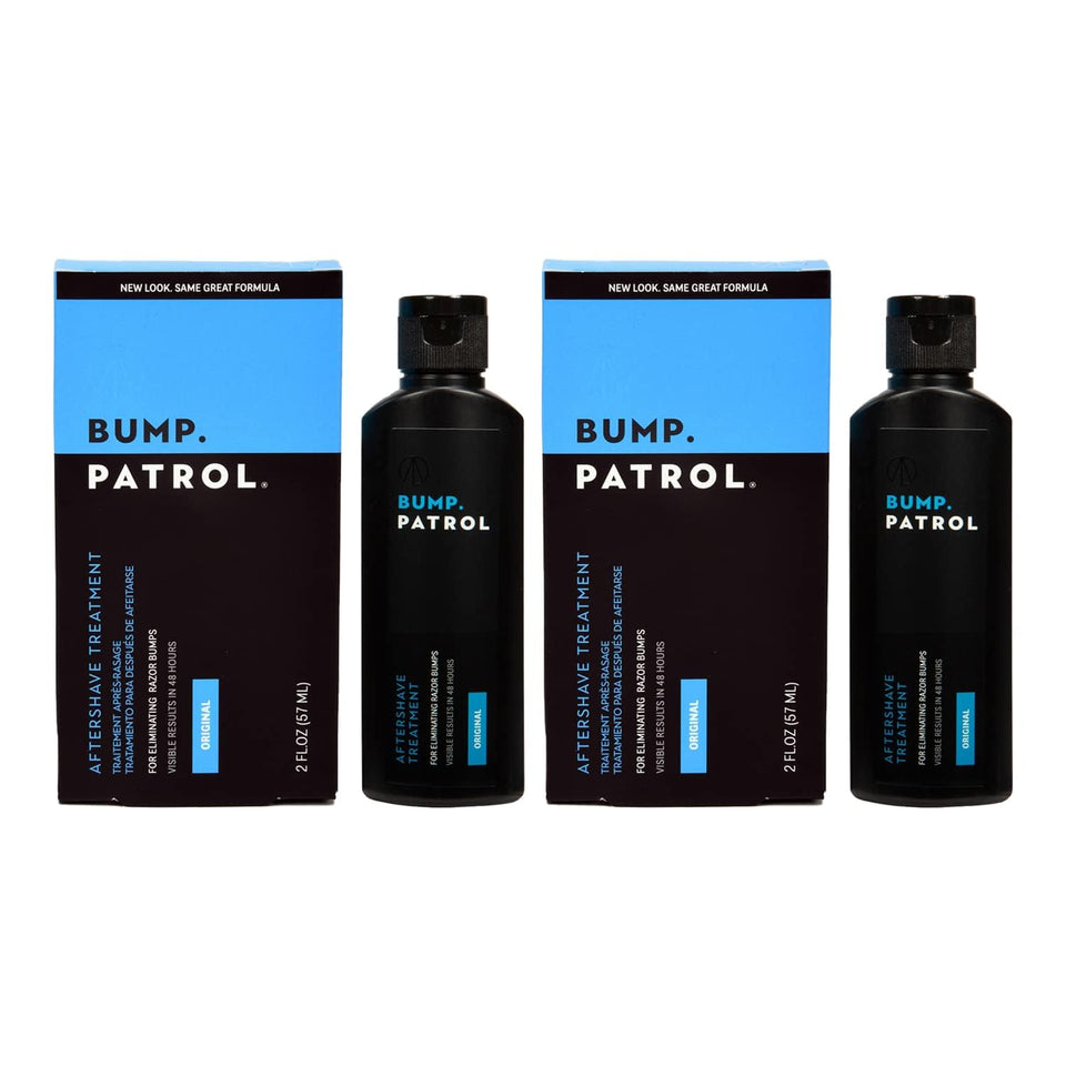 Bump Patrol Original Serum bottle ready for soothing aftershave care.