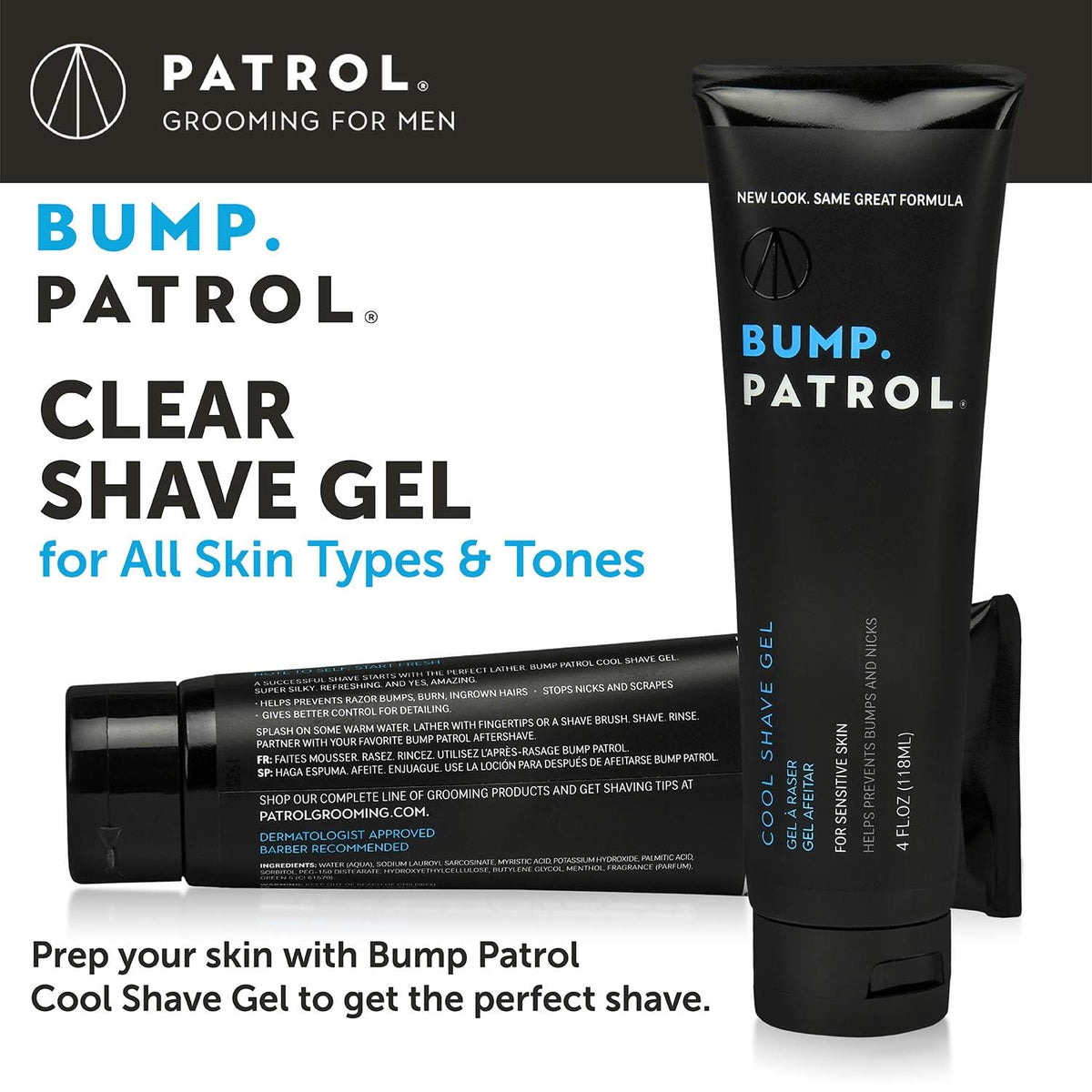 Bump Patrol women-friendly shave gel ideal for legs, underarms, and bikini