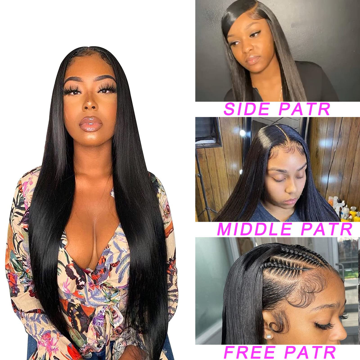 bunGiol lace front offers seamless blending with most skin tones.