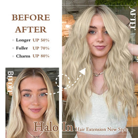 BUPPLER Halo invisible wire delivers discreet wear and scalp comfort.