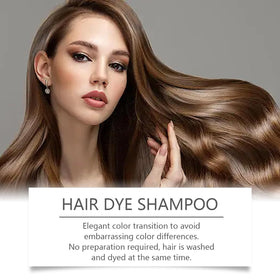 Rich lather from Bupposes shampoo signaling color development.