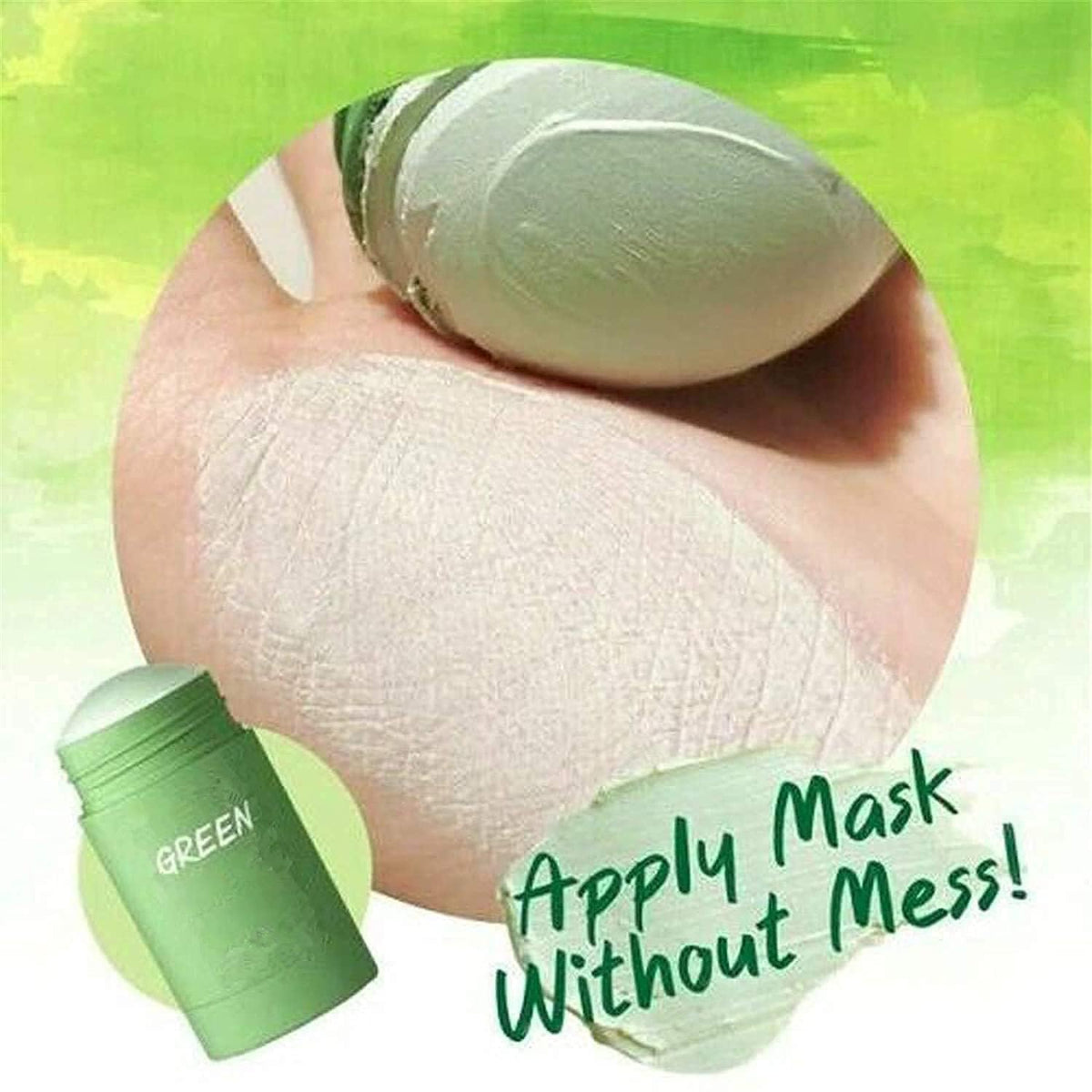 Close-up of texture: fine, smooth clay stick ideal for even application.