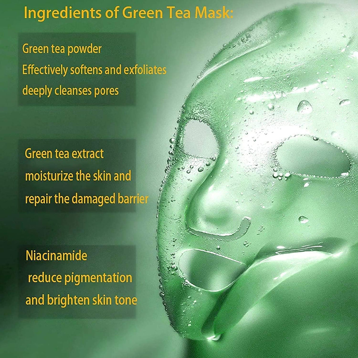 Travel-friendly 3-piece set of Bupposes Green Tea Mask Stick fits in a bag.