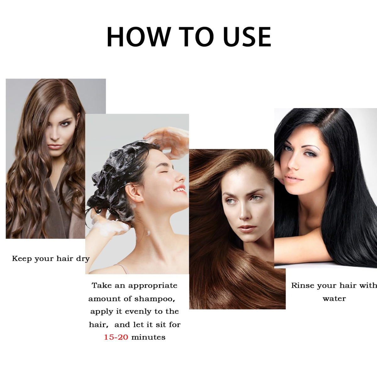 Bupposes unisex use image conveys easy at-home dye for all genders.