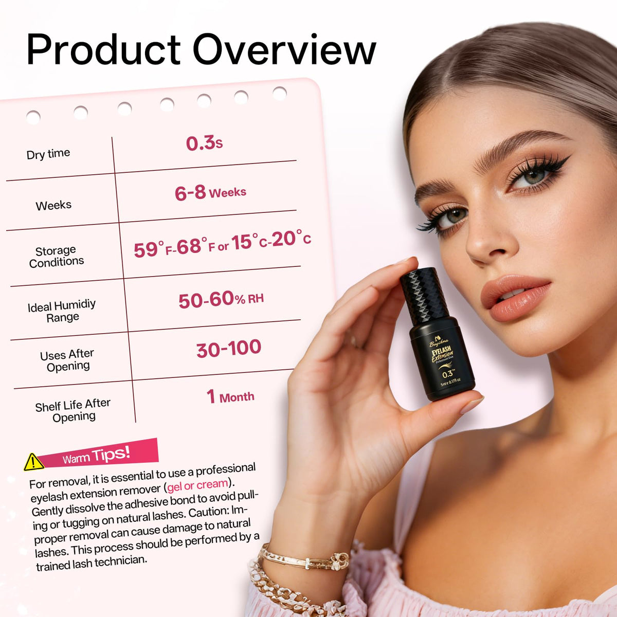 Buqikma salon-use setup ideal for efficient, high-quality lash services.