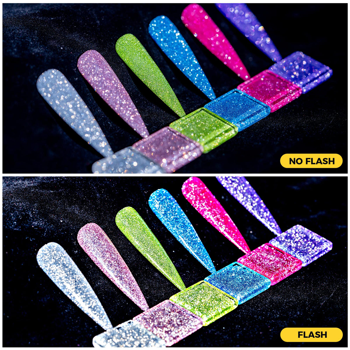 BURANO 21-day wear glitter gel polish for durable nail color