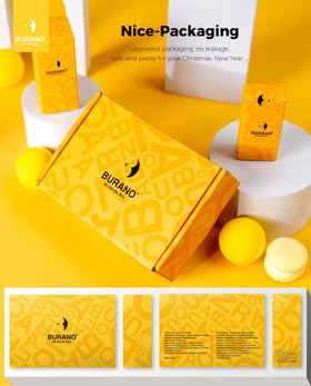 BURANO complete kit ready for salon-quality results at home.