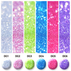 BURANO diamond-shine glitter gel polish enhances nails with lasting brightness