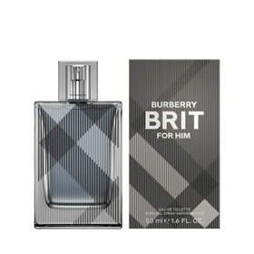 Burberry Brit for Him bottle cap detail, premium grooming ritual