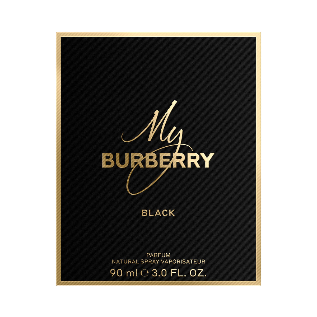 Burberry My Burberry Black Parfum base notes of sandalwood and amber