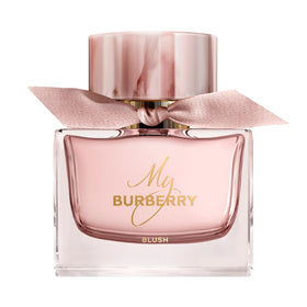 BURBERRY My Burberry Blush top notes pomegranate and lemon for a bright start.